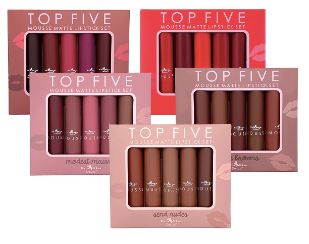 Top Five Lipstick Sets