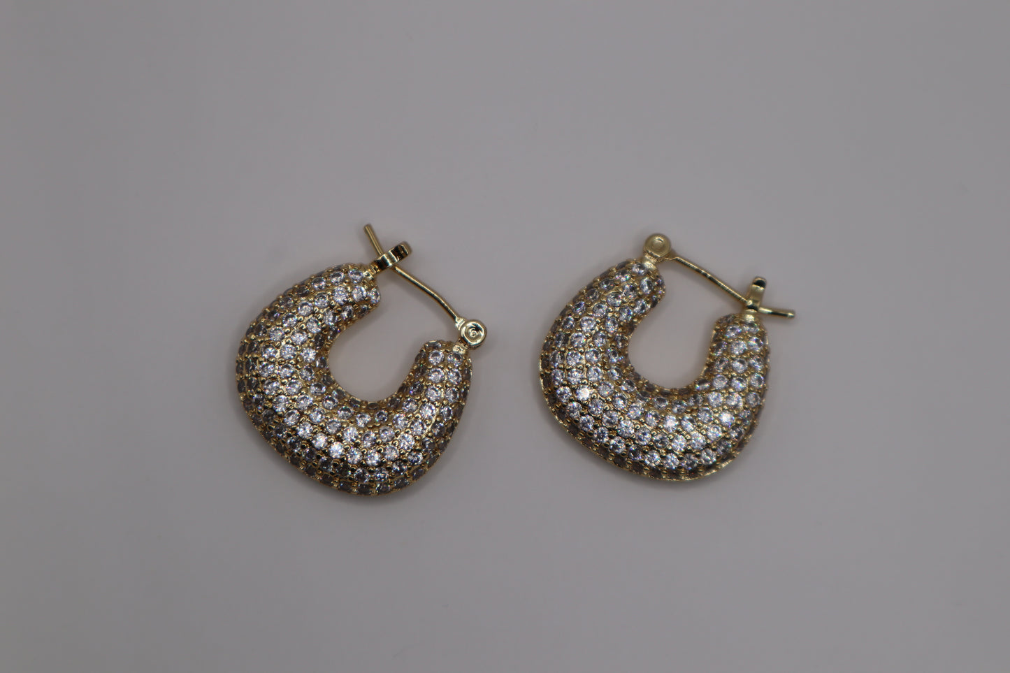 Diamond Girl Paved Earrings